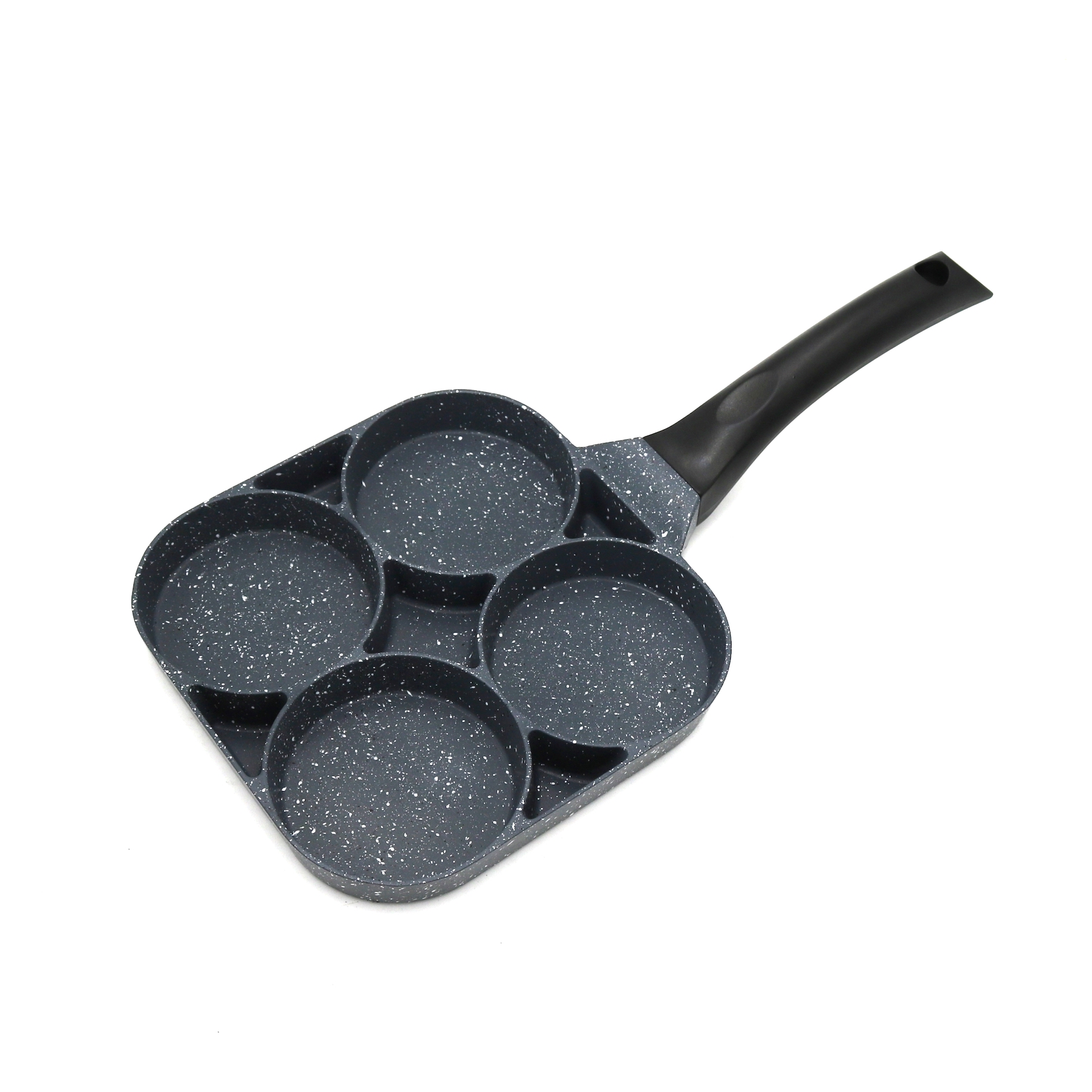 Cast aluminum breakfast pan 4 holes