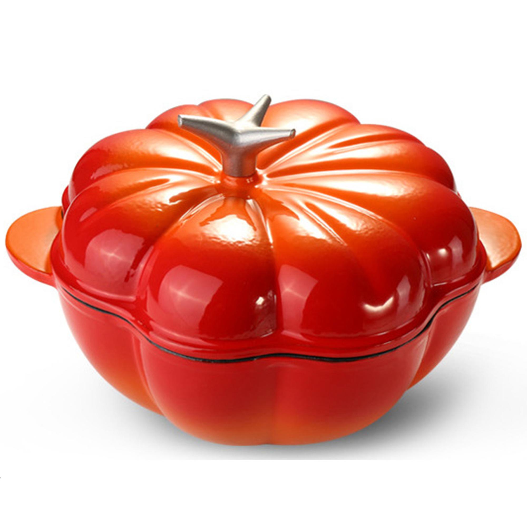 Cast iron pumpkin pot