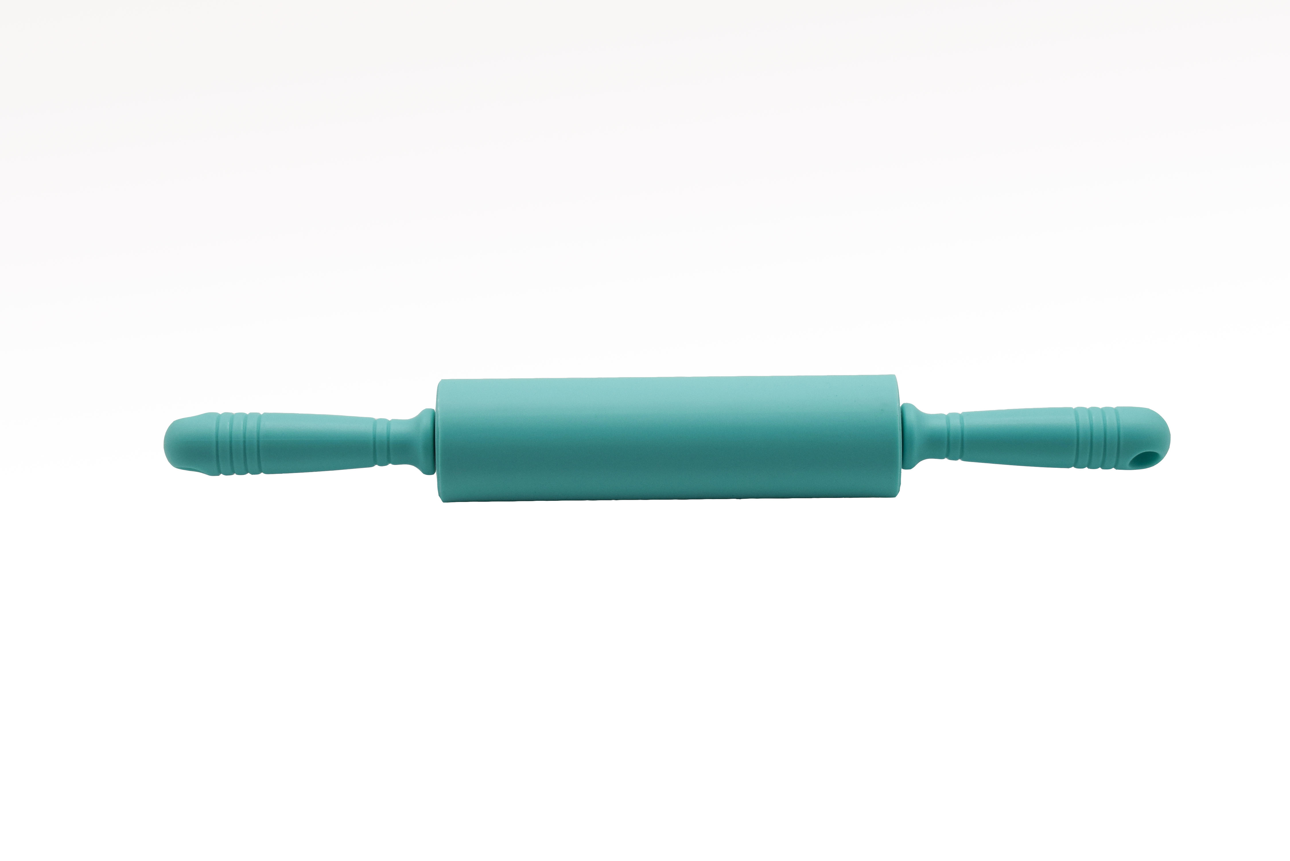 Silicone rolling pin with PP handle