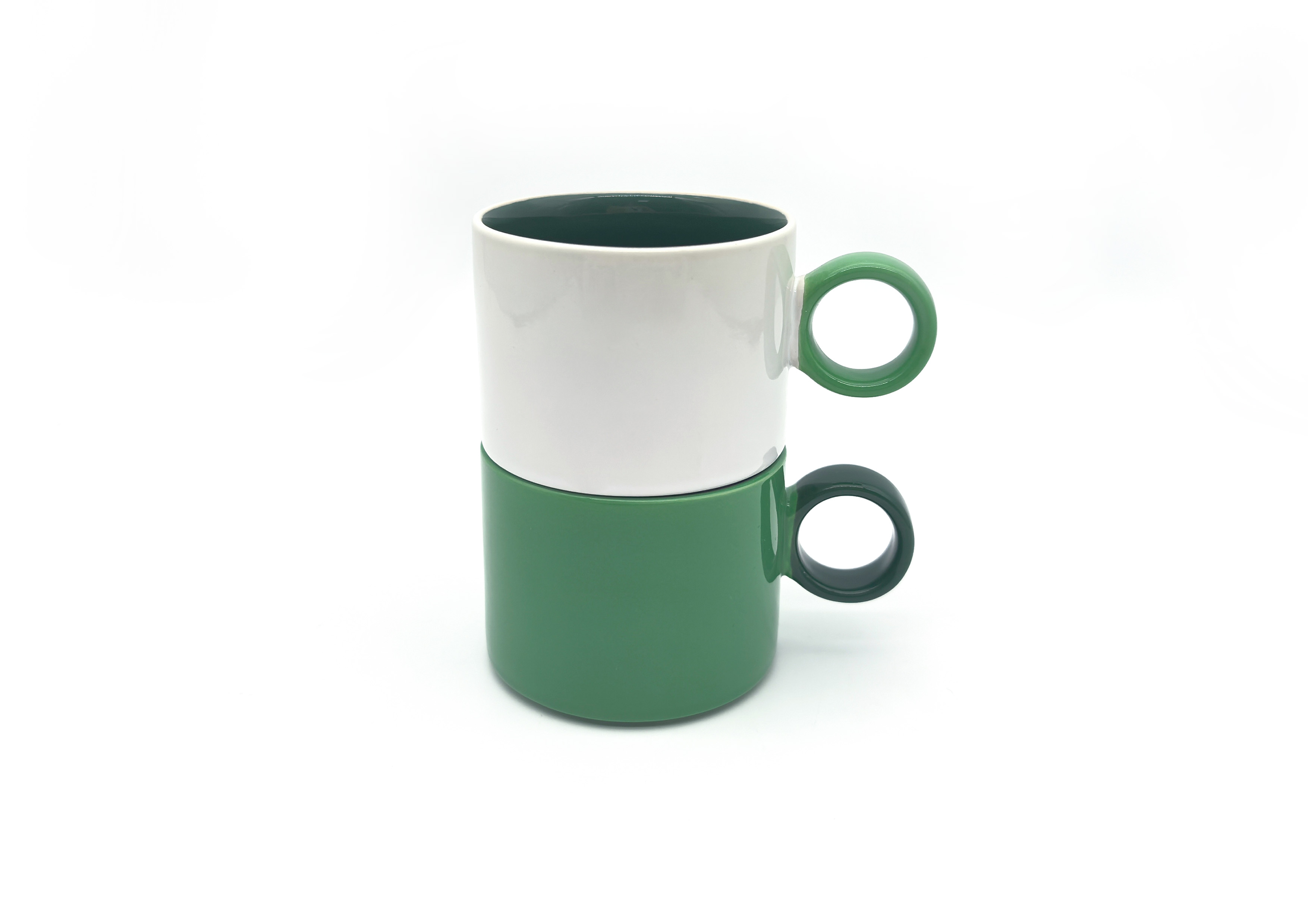 Stackable Porcelain Cups